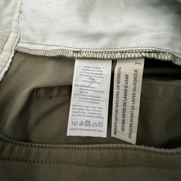 J.Crew Frankie Pants in Stretch Twill Laurel Green‎ Size 8 - Picture 6 of 8